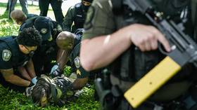 WATCH police tase pro-Palestinian protester at US college
