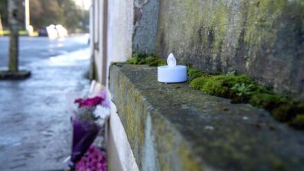 A candle on the window sill of the boarded-up vacant house on Beecher street, Mallow where the body was found. Picture: Dan Linehan A candle on the window sill of the boarded-up vacant house on Beecher street, Mallow where the body was found. Picture: Dan Linehan
