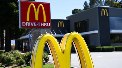 exterior of a Mcdonalds in california