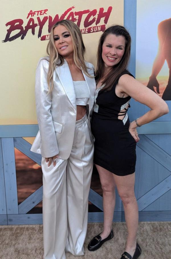 Carmen Electra, Alicia Arden at the "After Baywatch: Moment in the Sun" premiere